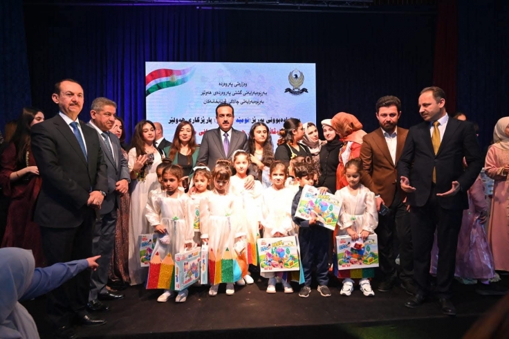 هەولێر ... به‌ بۆنه‌ی رۆژی چه‌سپاندنی مافه‌کانی منداڵان، چه‌ندین چالاكیی هونه‌ری  سازكرا