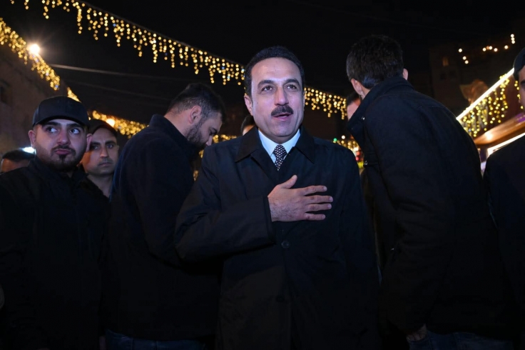 پارێزگاری هەولێر لەگەڵ جەماوەر بەشداری خۆشییەکانی سەری ساڵی نوێی زاینی کرد 