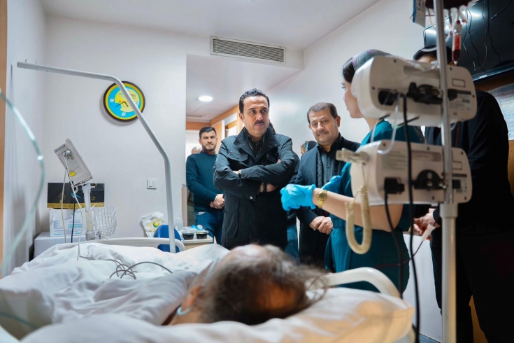 پارێزگاری هەولێر، سەردانی هونەرمەند ( وەلید مەعروف)ی کرد