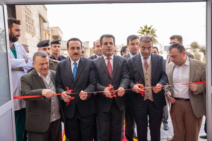 هەولێر ... هەردوو بەشی تیشكی كارا و خەواندنی منداڵانی 30 قەرەوێڵەیی لە نەخۆشخانەی نانەكەلی كرایەوە