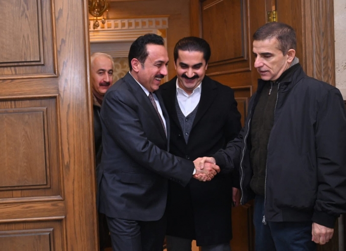 پارێزگاری هەولێر بەمەبەستی هەواڵ پرسین لە تەندورستیان، سەردانی  محمود ئاغا هەرکی کرد