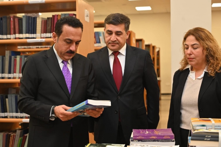 بەڕێوەبەرایەتی گشتی رۆشنبیری و هونەری هەولێر بۆ جاری دووەم هه‌زار كتێبی به‌خشیه‌ كتێبخانەی چەمچەماڵ  