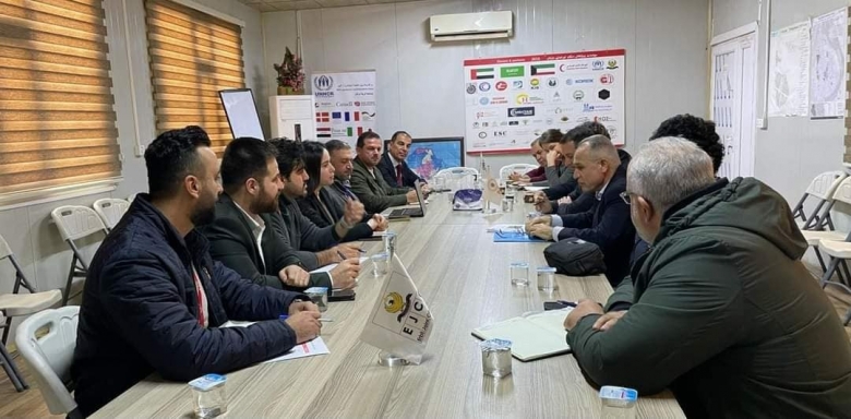 جێگری نوێنەری تایبەتی سکرتێری گشتی نەتەوە یەکگرتووەکان بۆ عێراق و هەماهەنگیکاری نیشتەجێ و مرۆیی،  سەردانی کەمپی حسن شامی کرد