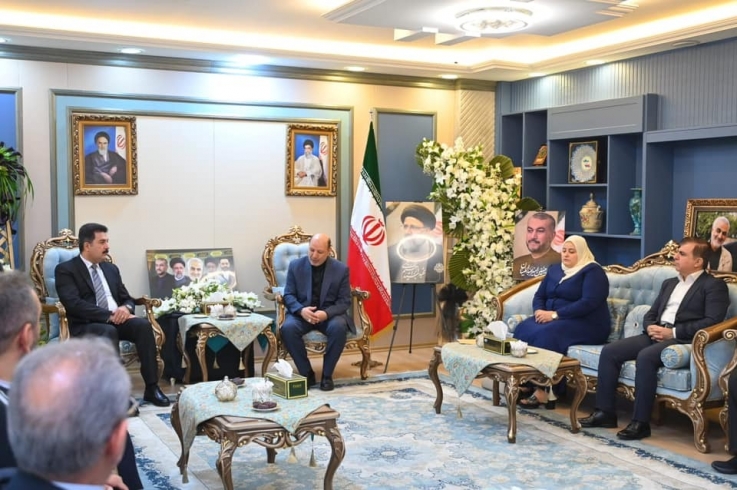 شاندێکی پارێزگای هه‌ولێر، به‌شداریان لە پرسه‌ی سه‌رۆككۆماری كۆچكردووی ئێرانی كرد