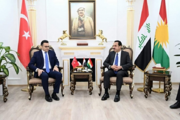 The Governor of Erbil receives the Turkish Consul General in Erbil