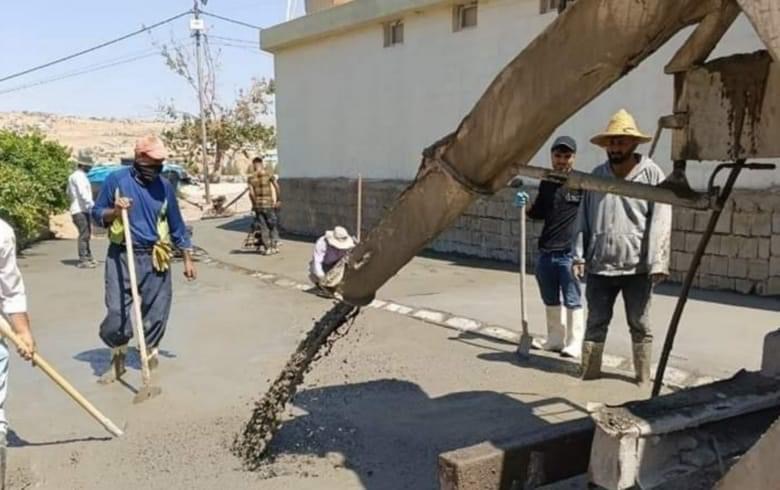 هەولێر..  بە گوژمەی زیاتر لە ( 250 ملیۆن دینار ) شەقامە ناوخۆییەكانی گوندی سەردار کۆنکریت دەكرێت