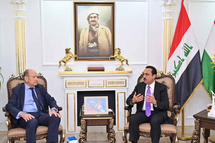 Erbil Governor Receives President of Kurdistan-Greece Friendship Association