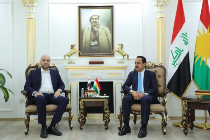 The Governor of Erbil receives the President of the Arab-Turkish Friendship Association