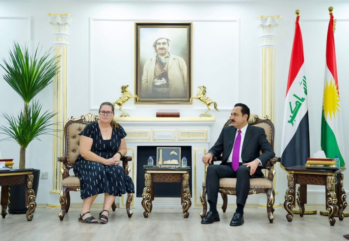 Erbil… New UNICEF Director recieved 