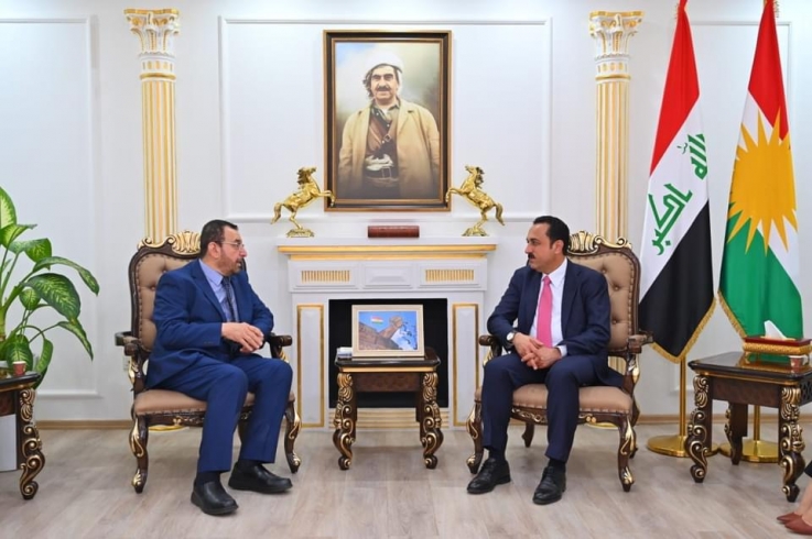  The Governor of Erbil receives a delegation from the British Humanitarian Aid Foundation HRF_UK