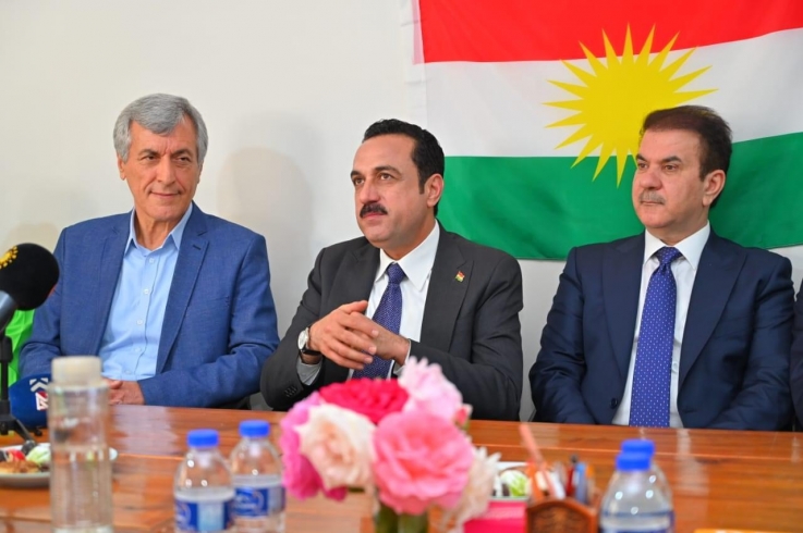 Diyarbakir.. Governor of Erbil visits the Kurdistan Socialist Party