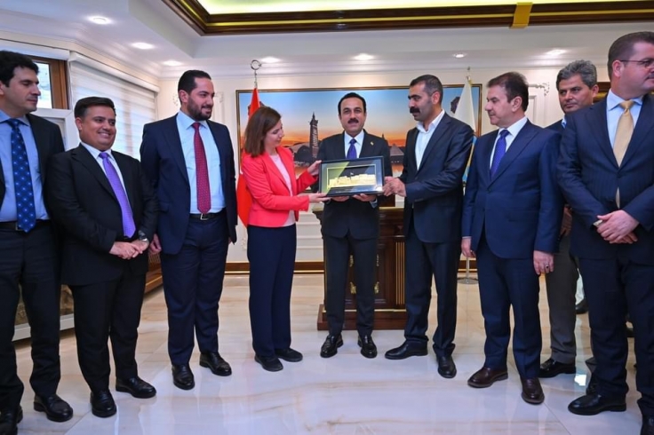The governor of Erbil meets with the co-mayors of Diyarbakir