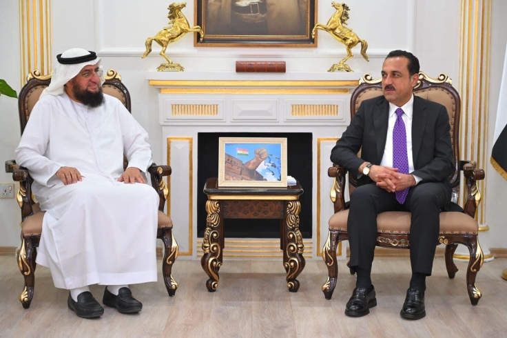 The Governor of Erbil receives a delegation from the United Arab Emirates