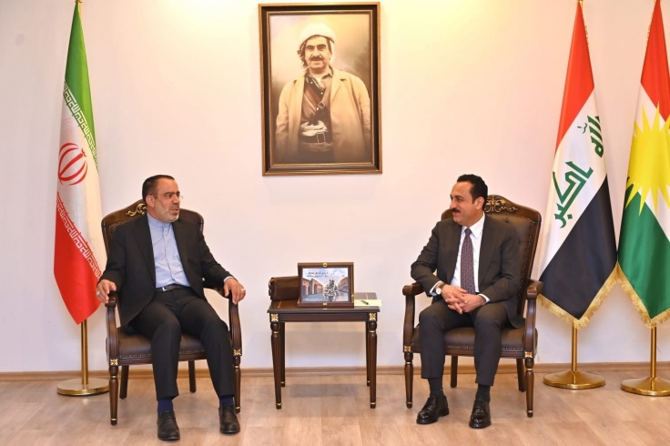  The Governor of Erbil receives the Consul General of the Islamic Republic of Iran