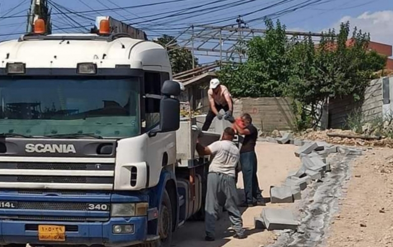 شەقڵاوە .. کۆنکرێتکردنی شەقامە ناوخۆییەکانى چەند گەڕەکێک 