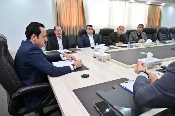The governor of Erbil, chaired a meeting to monitor the market and food prices and necessities of citizens