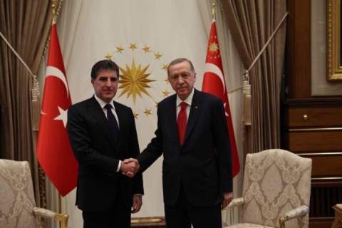 President Nechirvan Barzani meets with President Erdogan 