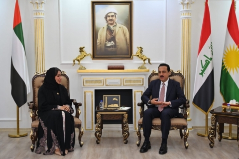 محافظ أربيل يستقبل القائمة بأعمال القنصلية العامة الإماراتية 