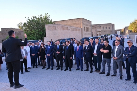 محافظ أربيل وسفراء الدول يزورون قلعة أربيل ويتفقدون مواقع ثقافية وتاريخية