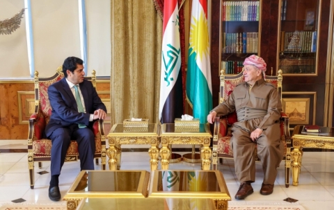 President Barzani receives the Consul of Kuwait in Erbil