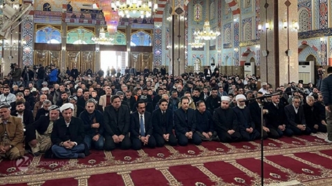 إقامة صلاة الغائب في مساجد كوردستان على ضحايا زلزال تركيا وسوريا
