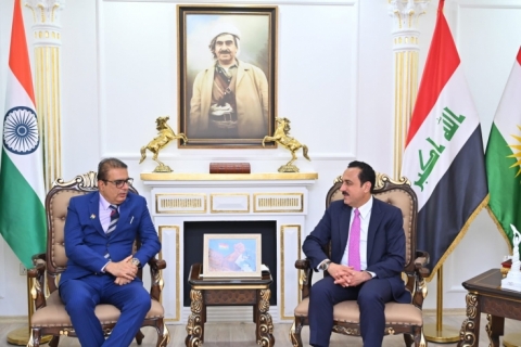 محافظ أربيل يستقبل القنصل العام الهندي في أربيل
