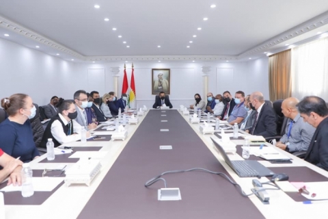 پارێزگارى هەولێر، لەگەڵ زۆربەى ئاژانسەکانى سەر بە نەتەوەیەکگرتووەکان و ڕێکخراوە نێودەوڵەتییەکانی شارى هەولێر کۆبۆوە