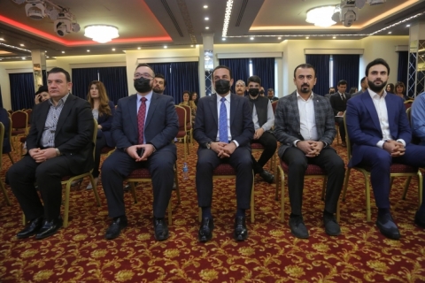 بەئامادەبوونى پارێزگارى هەولێر، خەڵاتى جیهانى هەماهەنگى روحى بەخشرا بە مەریوان نەقشبەندى