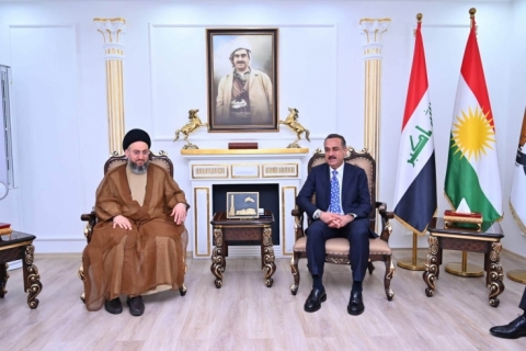 محافظ أربيل يستقبل رئيس تيار الحكمة الوطني العراقي