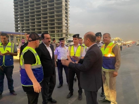 In Erbil, for the first time with local abilities  at a lower cost, important street arrangements and charts were carried out
