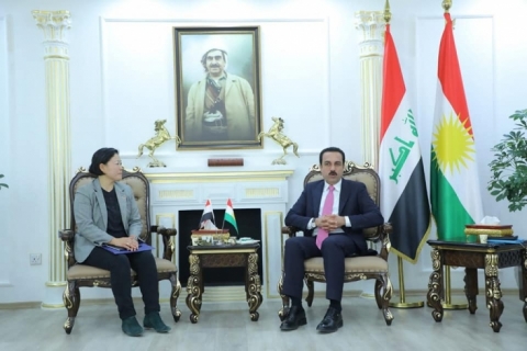  The Governor of Erbil received the head of the International Organization for Migration (IOM) in the Kurdistan Region