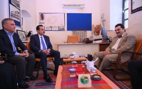 اوميد خوشناو يستقبل القنصل العام لجمهورية اليونان في أربيل