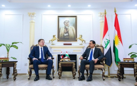 اوميد خوشناو يستقبل القنصل الروسي في أربيل