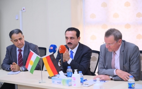 أوميد خوشناو يلتقي القنصل العام الألماني في أربيل