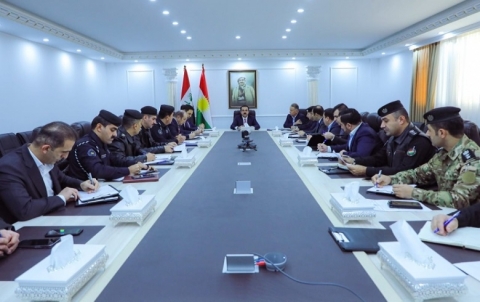 The governor of Erbil, chaired a special meeting on Christmas and New Year's Eve
