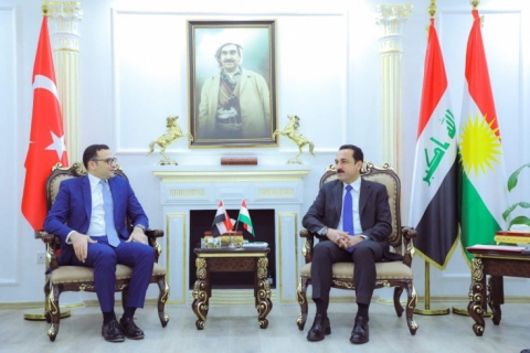 محافظ اربيل يستقبل القنصل التركي في اربيل