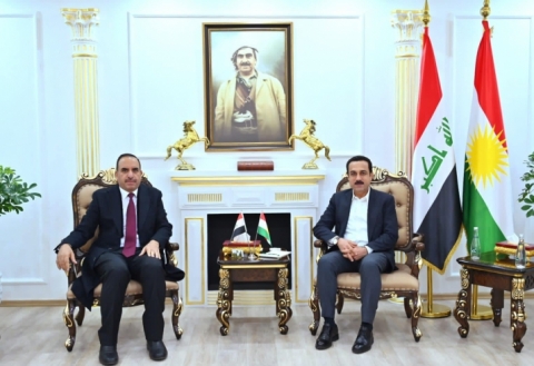 محافظ اربيل يستقبل محافظ صلاح الدين