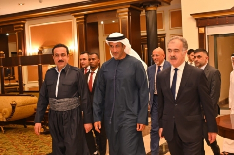توديع وفد رفيع المستوى من دولة الإمارات في أربيل