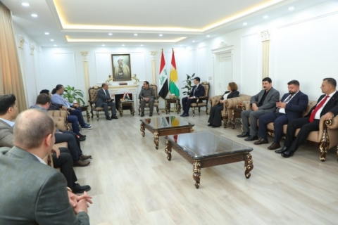 The Governor of Erbil received the Chairman of the Association of Industrialists and Businessmen in Mersin
