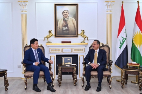 محافظ أربيل يستقبل القنصل العام لجمهورية كوريا الجنوبية