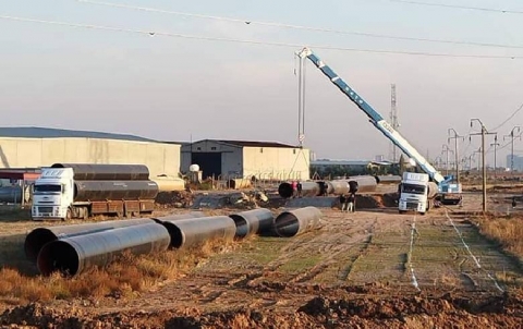 Efraz 3 pipe replacement project in Erbil Starts Today