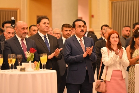محافظ اربيل يشارك في مراسم وداع نائب القنصل العام التركي 