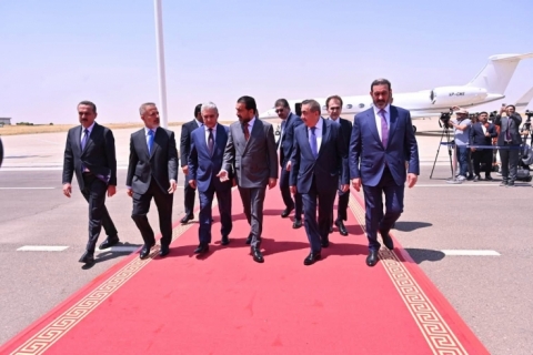 محمد الحلبوسي يصل إلى أربيل في زيارة رسمية