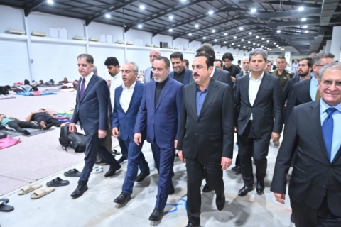 محافظ اربيل: يتفقد الزوار الايرانيين المتجهين إلى العتبات المقدسة في جنوب العراق