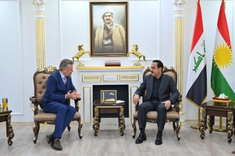 محافظ أربيل يستقبل وفدا من الوكالة السويدية للهجرة