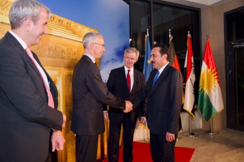 محافظ أربيل يشارك في إحياء ذكرى اليوم الوطني الألماني