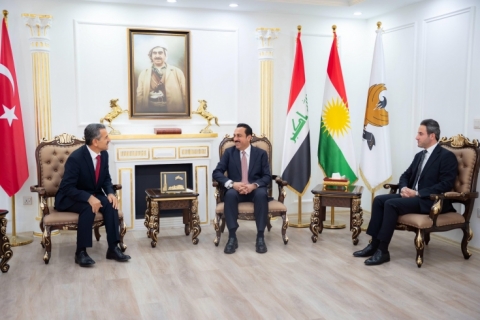 محافظا أربيل وشرناخ يؤكدان على تعزيز العلاقات وتسهيل التبادلات التجارية 