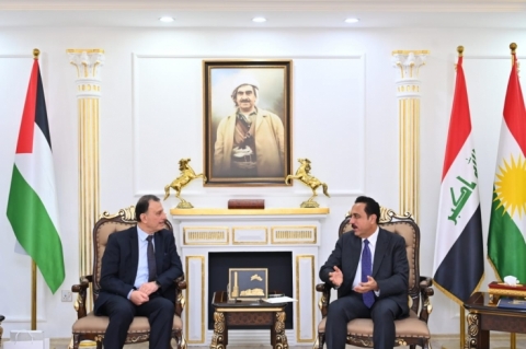 محافظ أربيل يستقبل القنصل الفلسطيني في الإقليم