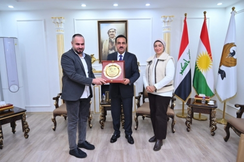 نقابة الصحفيين والإعلاميين العراقيين تكرم محافظ اربيل شخصية العام 