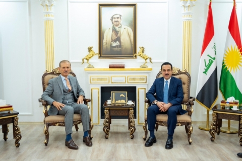 محافظ أربيل يلتقي رئيس رابطة المصارف الخاصة العراقية